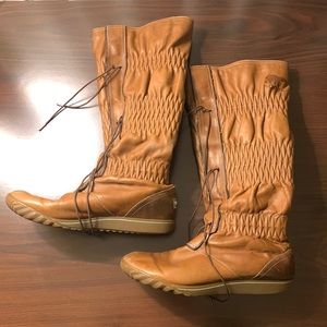 Sorel firenzy leather boots brown